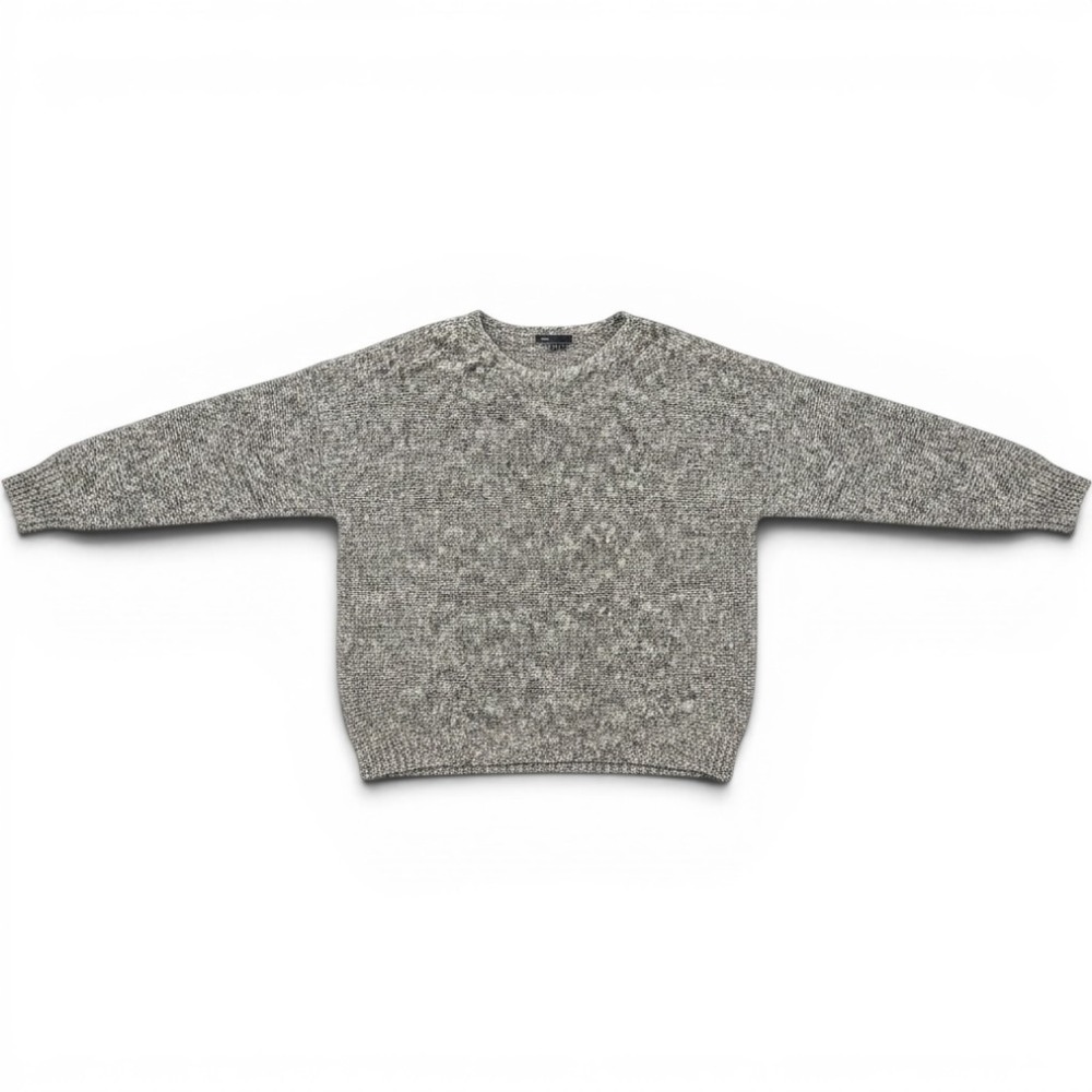 Vince Linen Sweater Womens M V175875311 Grey Marled Boat Neck EUC